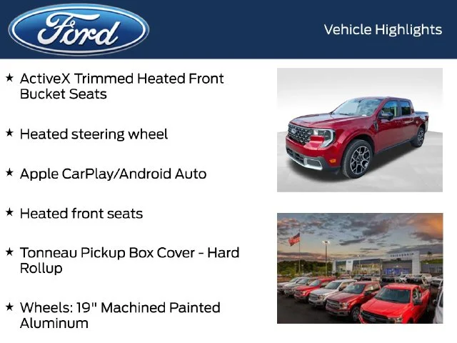 Used 2025 Red Ford Lariat image 13