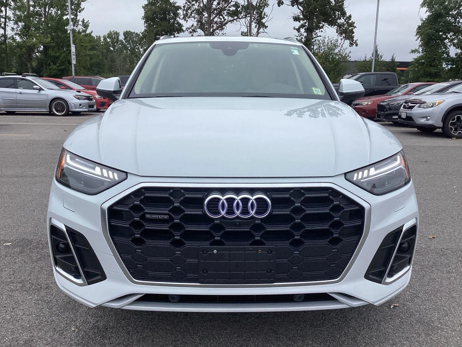 Used 2024 Glacier White Metallic Audi S line Prestige image 2