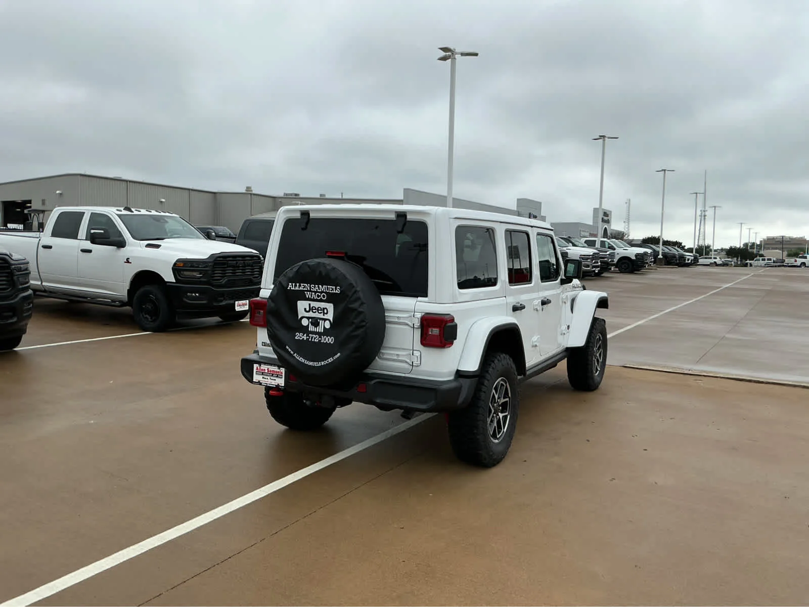 New 2026 Bright White Clearcoat Jeep Rubicon image 7