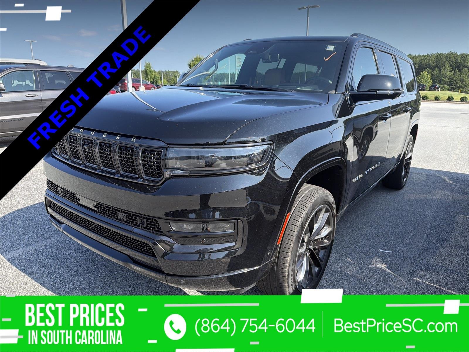 Certified Used 2025 Diamond Black Crystal Pearlcoat Jeep Series III Obsidian image 1