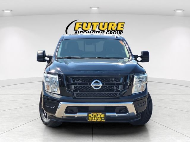 Used 2021 Black Nissan SV image 2