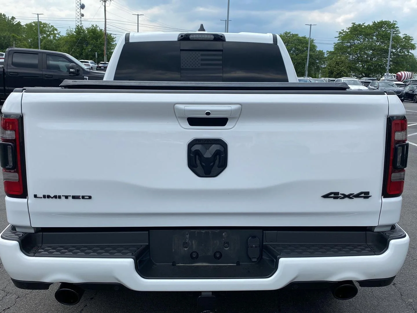 Used 2023 Bright White Clearcoat Ram Limited image 3