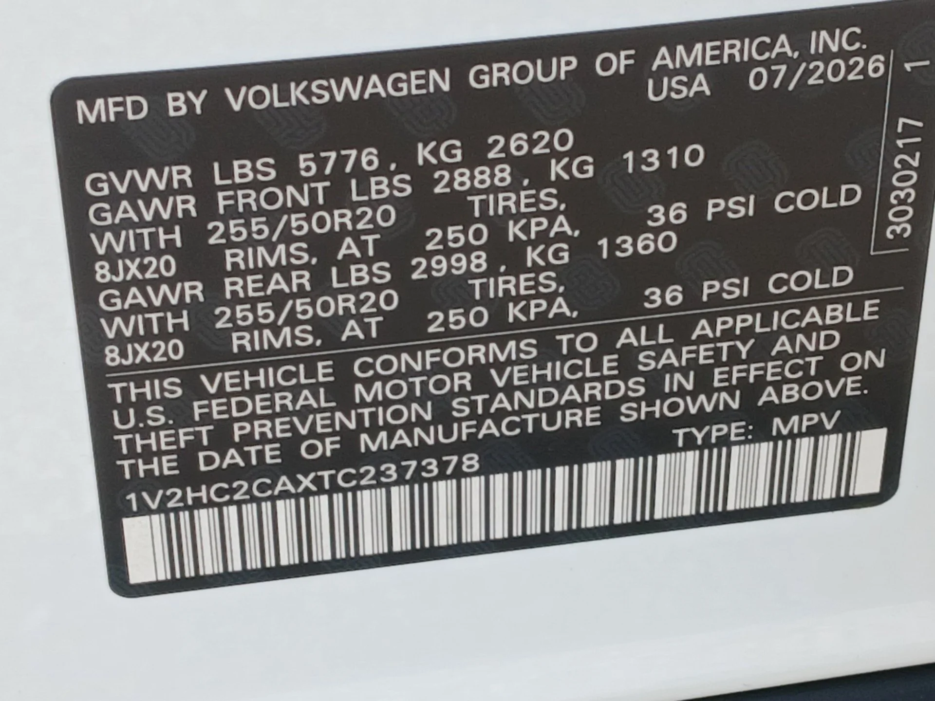 New 2026 Opal White Pearl Volkswagen 2.0T SE W/TECHNOLOGY image 18