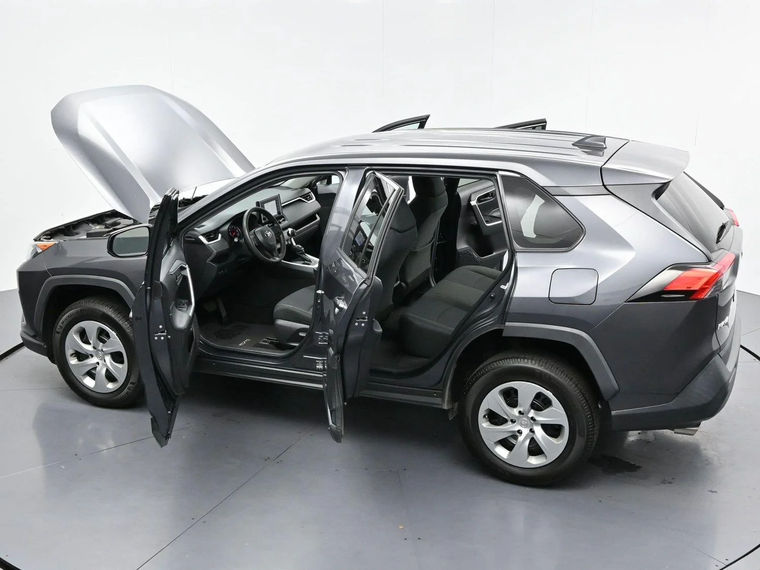 Used 2022 Magnetic Gray Metallic Toyota LE image 39