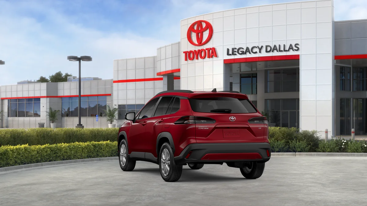 New 2026 Soul Red Crystal Toyota LE image 8