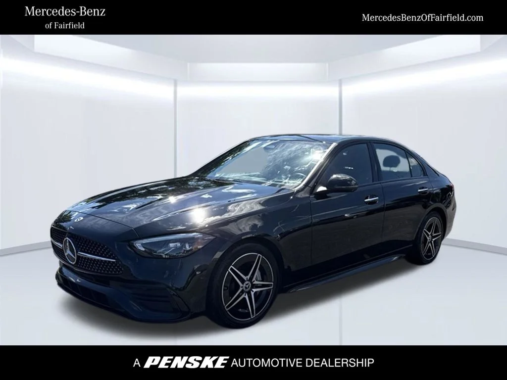 Certified Used 2024 Black Mercedes-Benz C 300 image 1