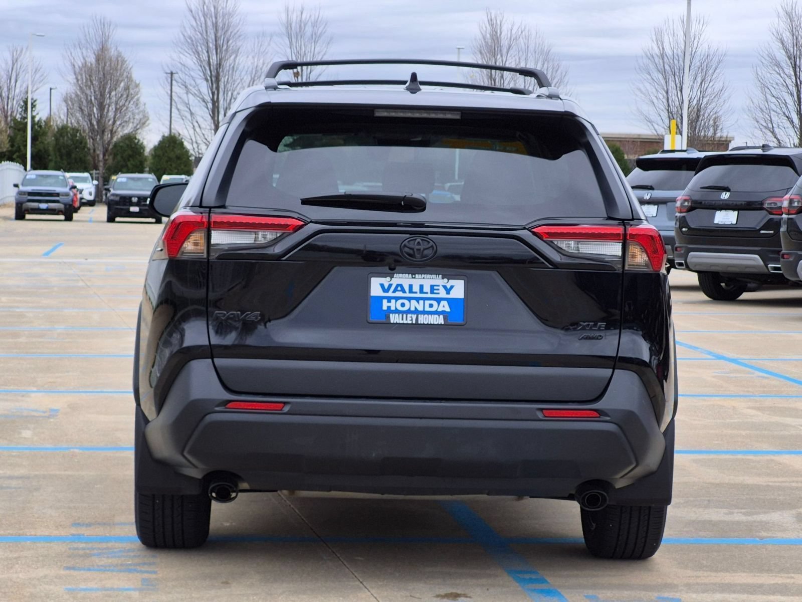 Used 2024 Midnight Black Metallic Toyota XLE Premium AWD image 7