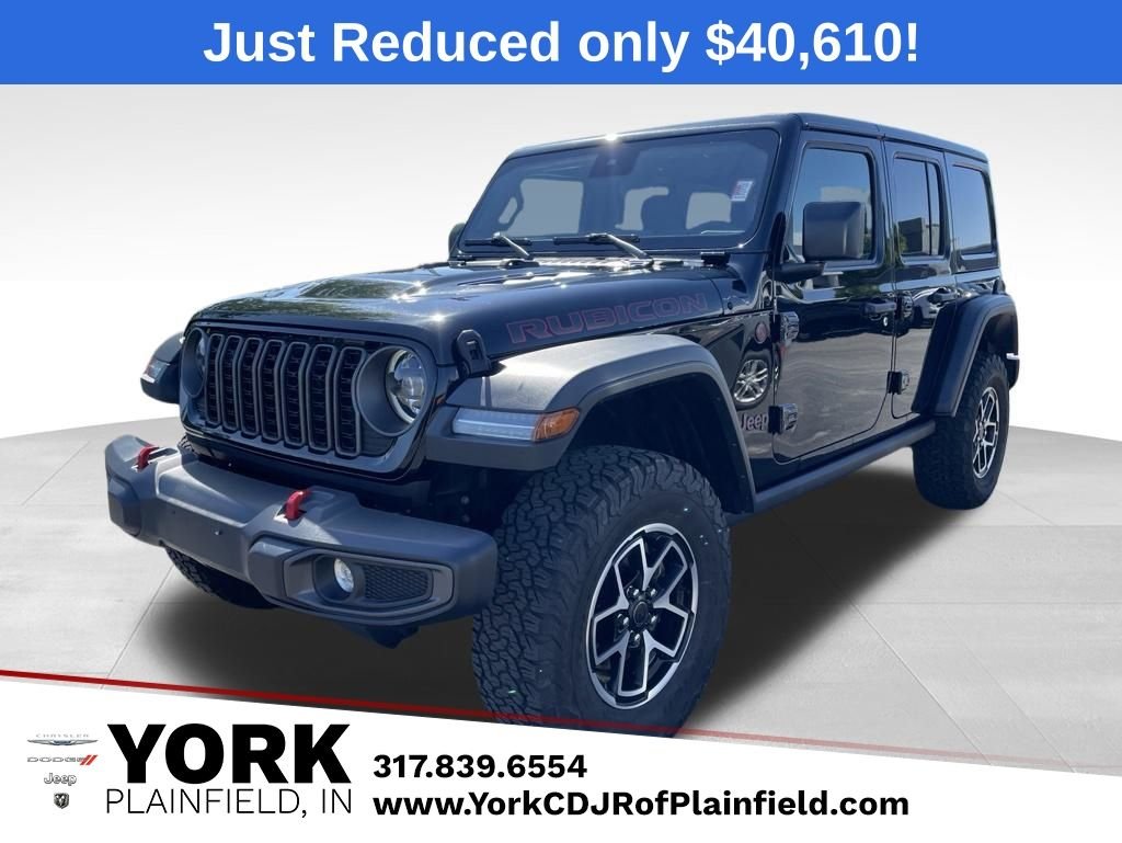 Used 2025 Black Jeep Rubicon image 1