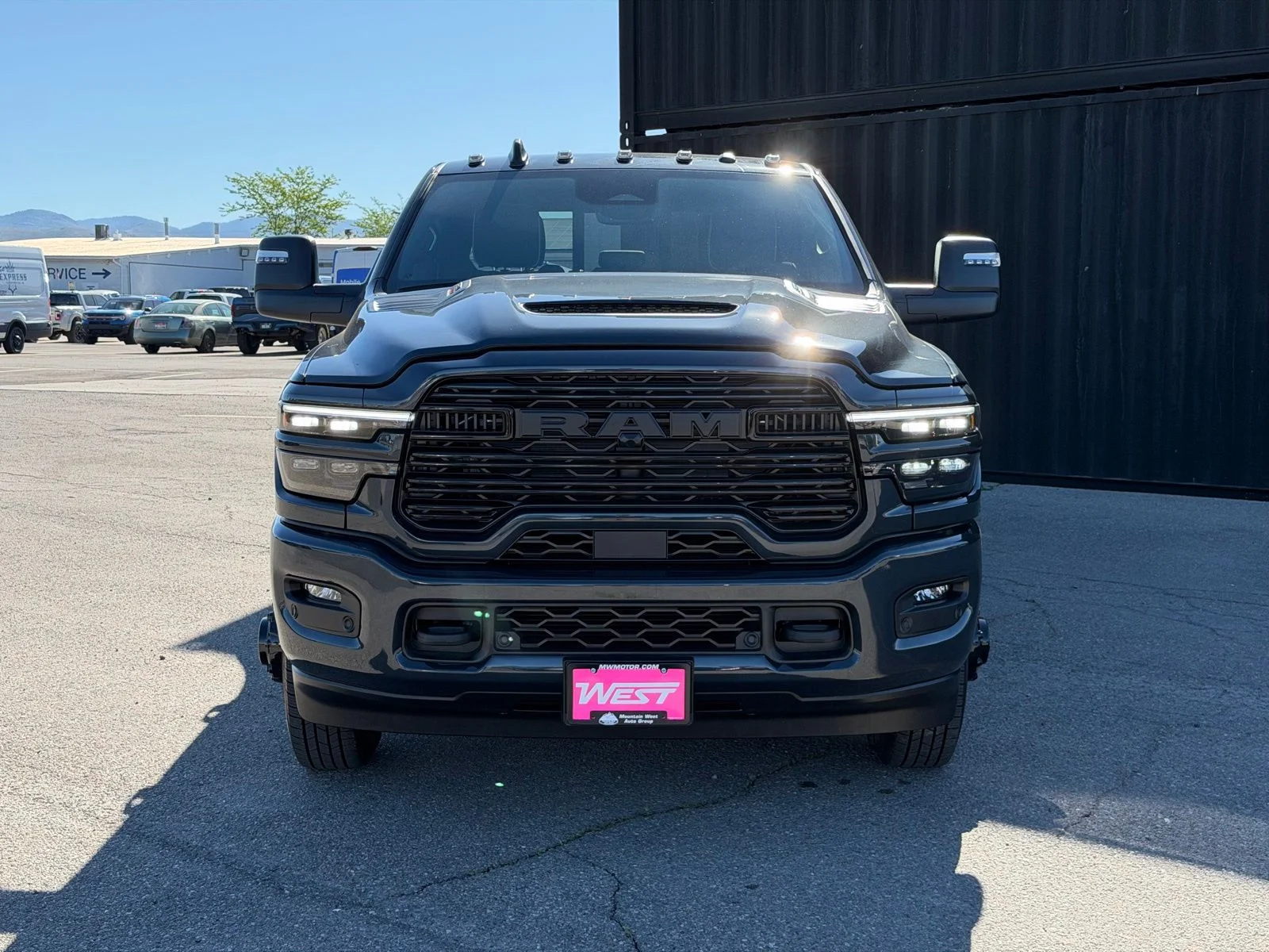 New 2026 Forged Blue Metallic Exterior Paint RAM Laramie image 2