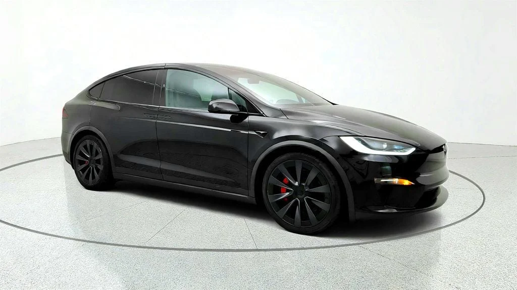 Used 2024 Solid Black Tesla Plaid AWD w/ 22