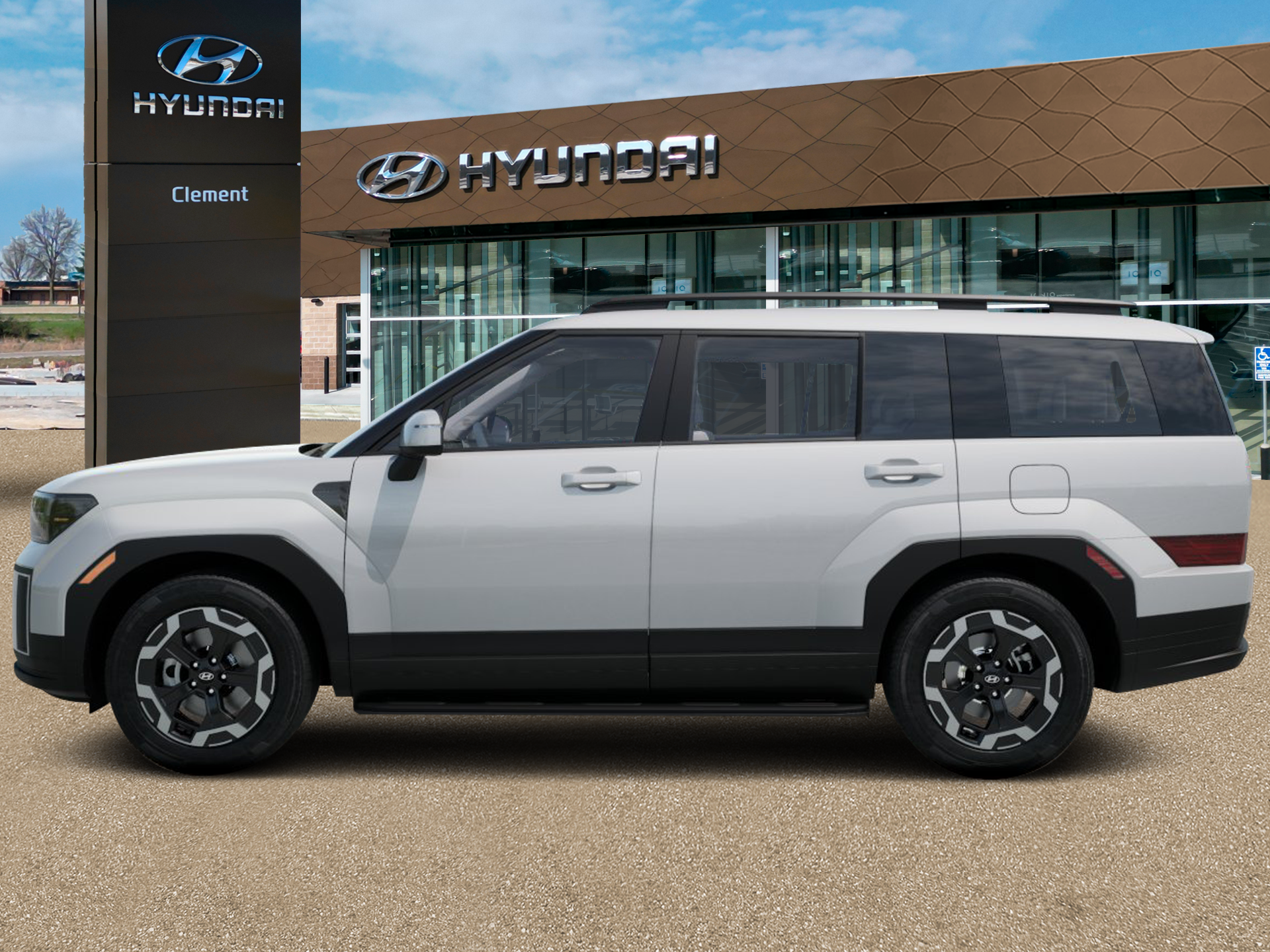 New 2027 White Hyundai SEL AWD image 3