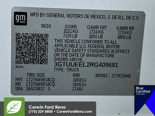Certified Used 2024 Summit White GMC AT4 image 37