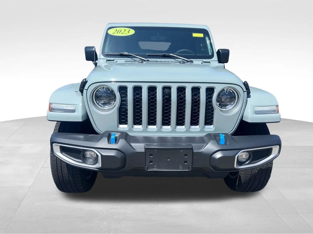 Used 2023 Gray Jeep Sahara 4xe image 2