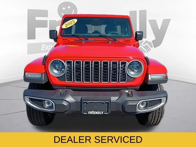 Used 2025 Red Jeep Sahara 4xe image 2