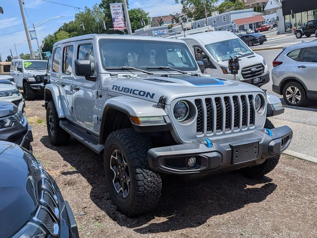 Used 2023 Silver Jeep Rubicon 4xe image 4