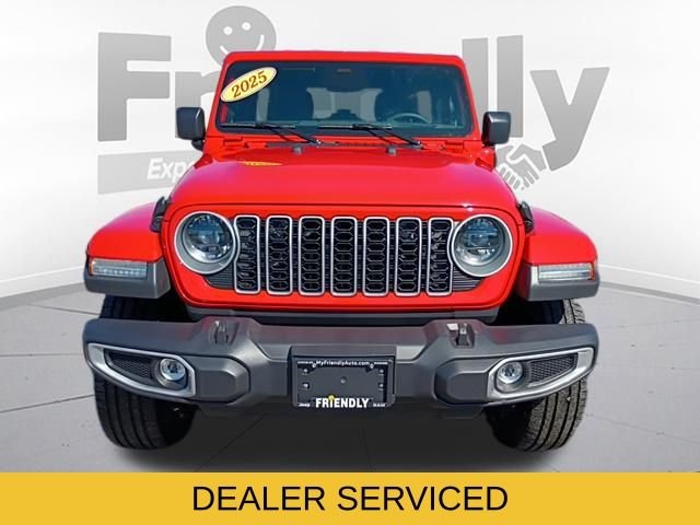 Used 2025 Red Jeep Sahara 4xe image 2