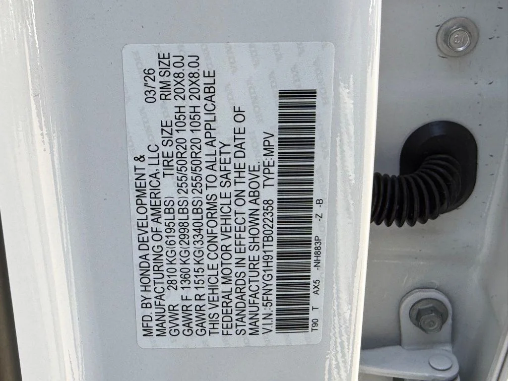 Certified Used 2026 Solar Silver Metallic Honda Black Edition image 33