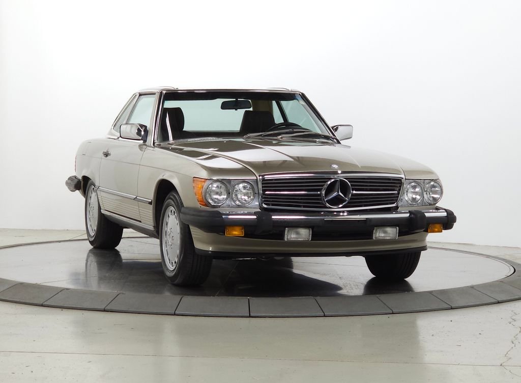 Used 1987 Gold Mercedes-Benz 560 SL image 11