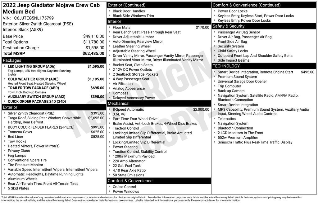 Used 2022 Silver Jeep Mojave image 6