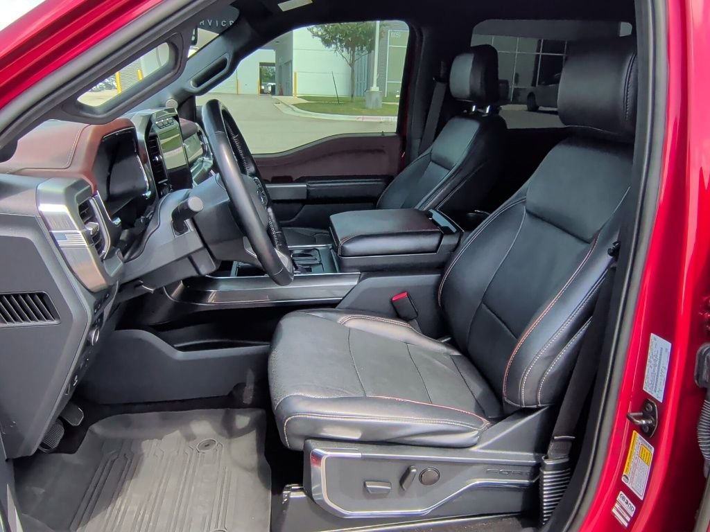 Used 2022 Rapid Red Metallic Tinted Clearcoat Ford Lariat image 13