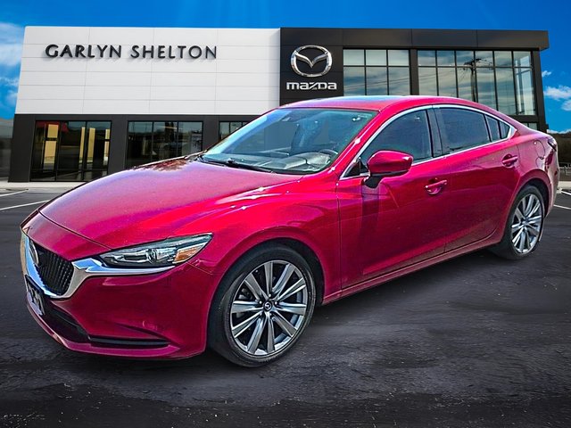 Pre-Owned 2019 Mazda6 SKYACTIV-G 2.5L I-4 gasoline direct injection, DOHC, VVT variable valve control, Dynamic Pressure Turbo (DPT) intercooled turbo, regular unleaded, engine with 227HP FWD Grand Touring