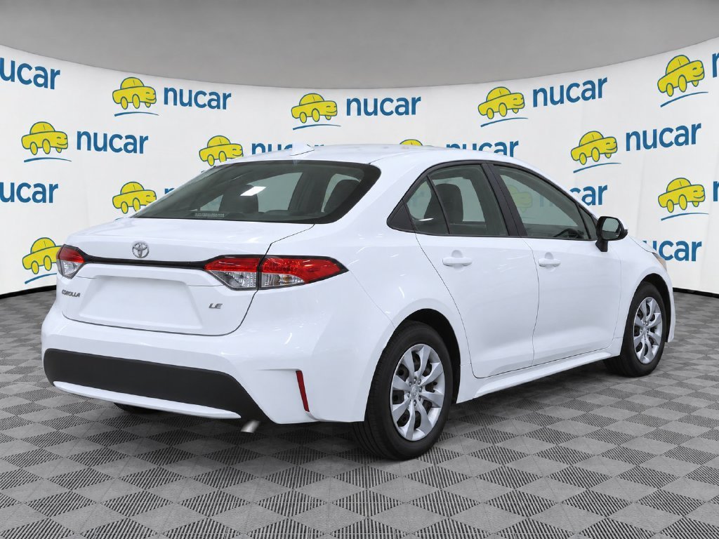 Certified Used 2021 White Toyota LE image 4