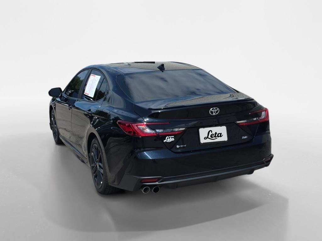 Used 2025 Midnight Black Metallic Toyota SE image 6