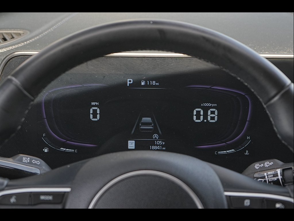 Used 2024 Glacial White Pearl Kia EX image 21