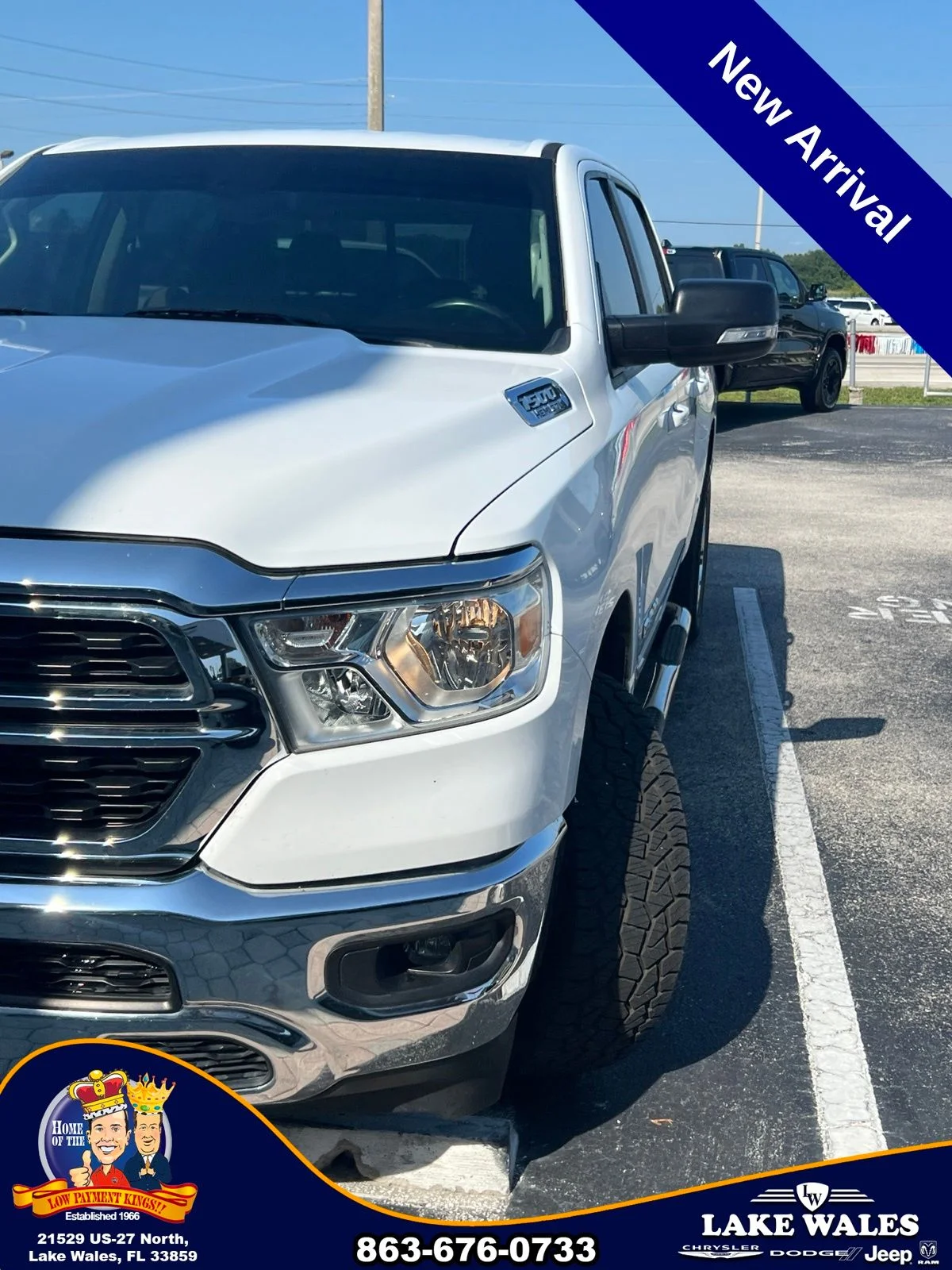 Used 2022 White Ram Big Horn/Lone Star image 8