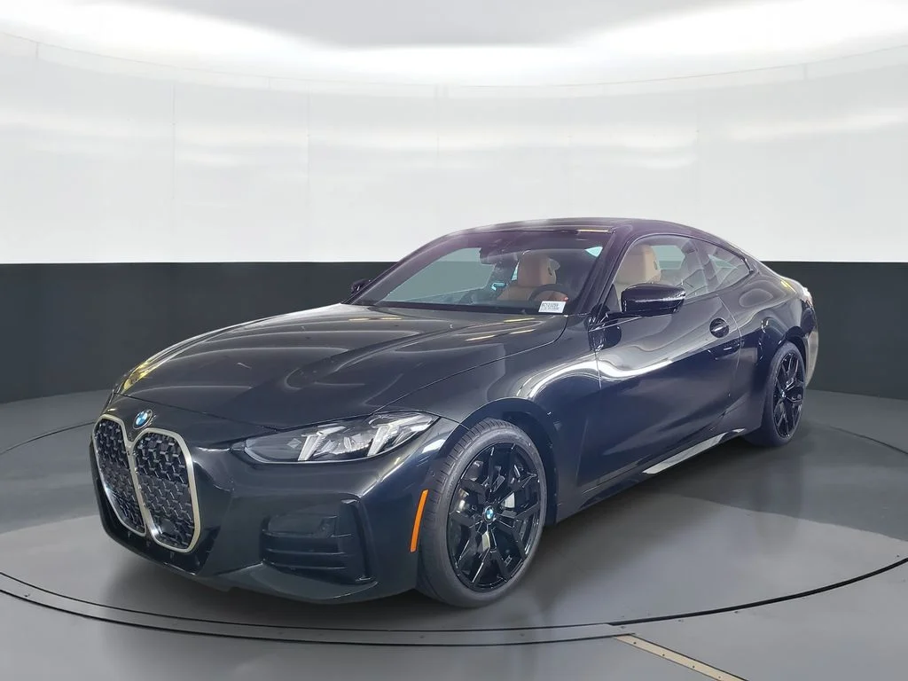 New 2027 Black Sapphire Metallic BMW 430i image 1