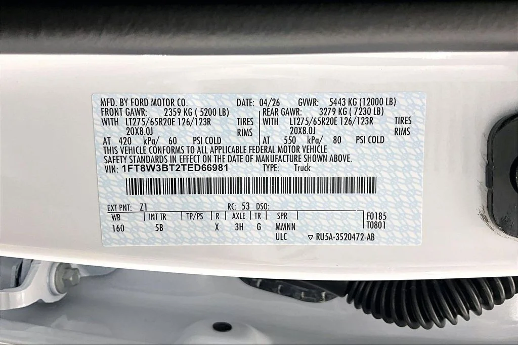 New 2026 Oxford White Ford F-350® Lariat® image 8