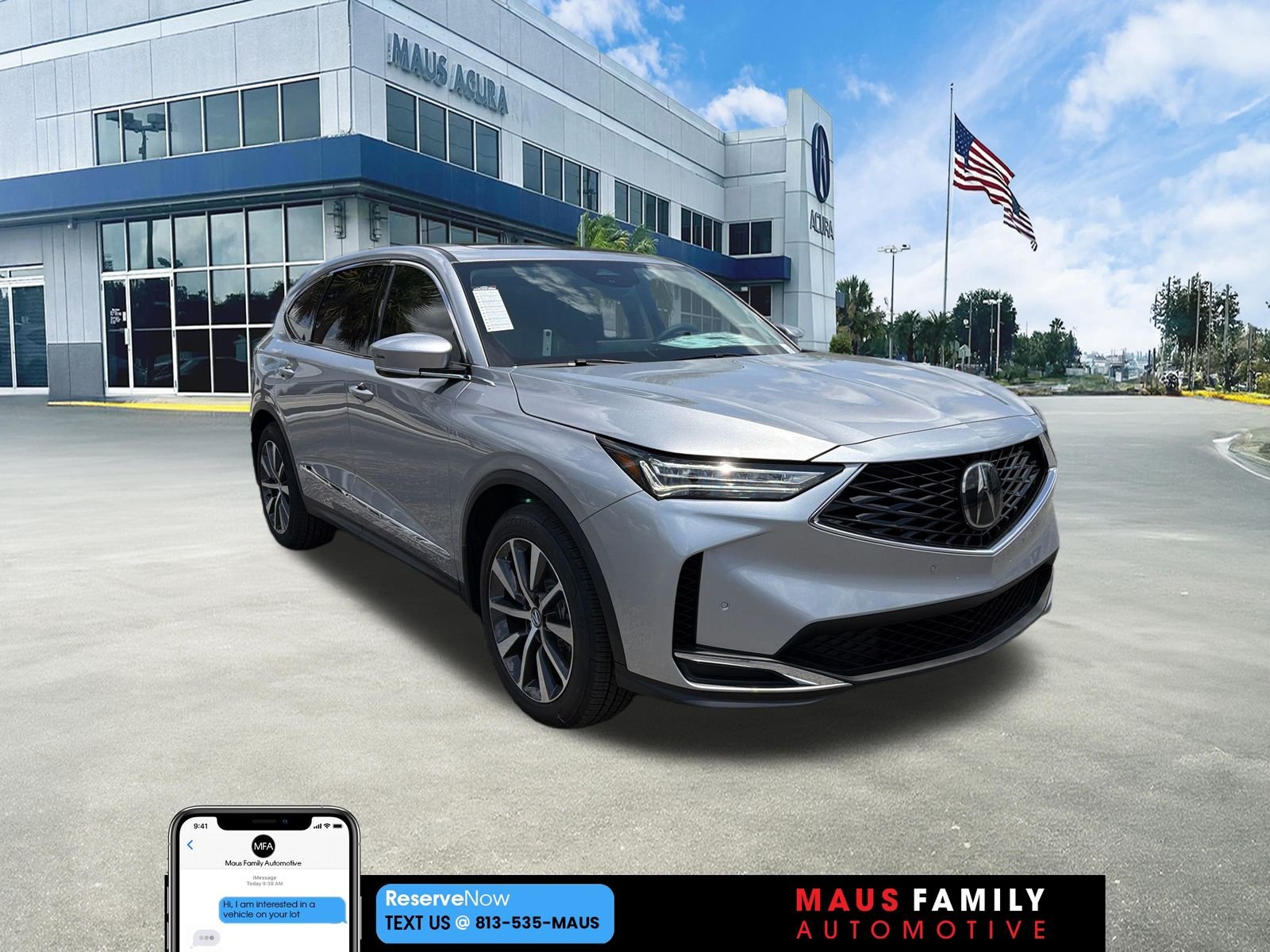 New 2026 Solar Silver Metallic Acura Technology Package image 1