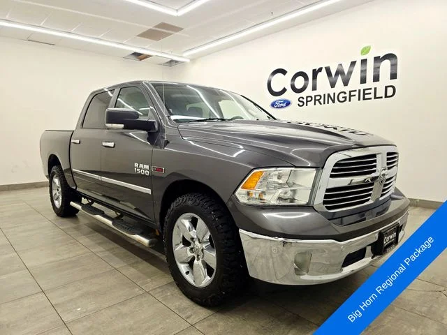 Used 2017 Granite Crystal Clearcoat Metallic Ram Big Horn image 7