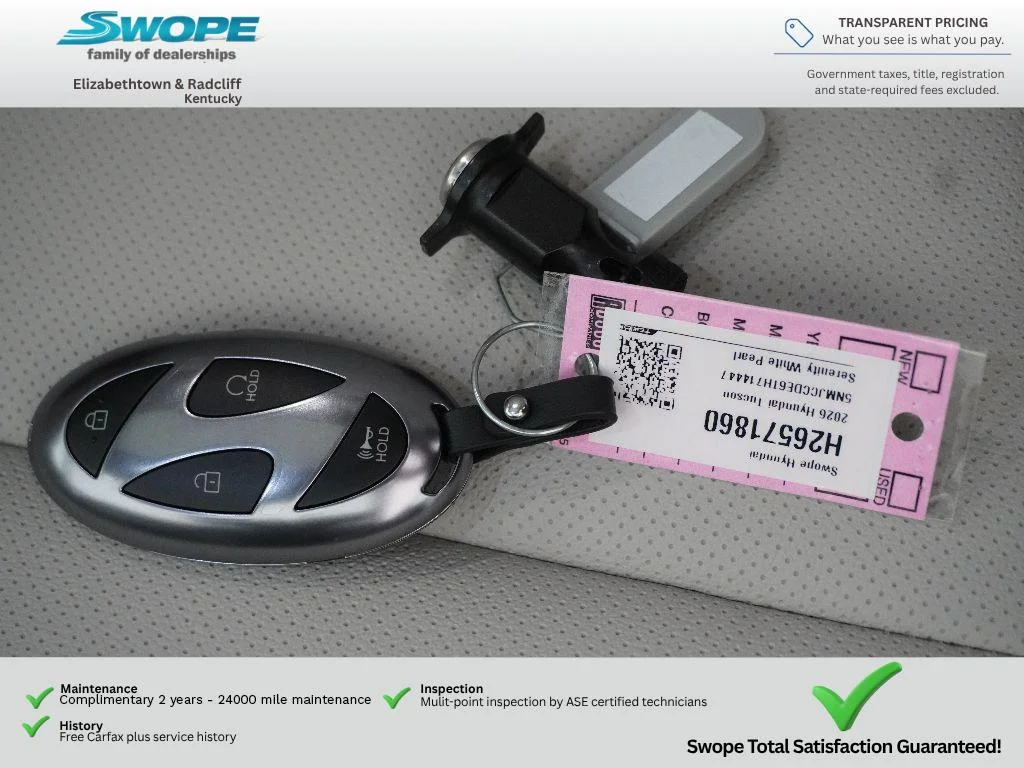 New 2026 Serenity White Pearl Hyundai SEL Premium image 30
