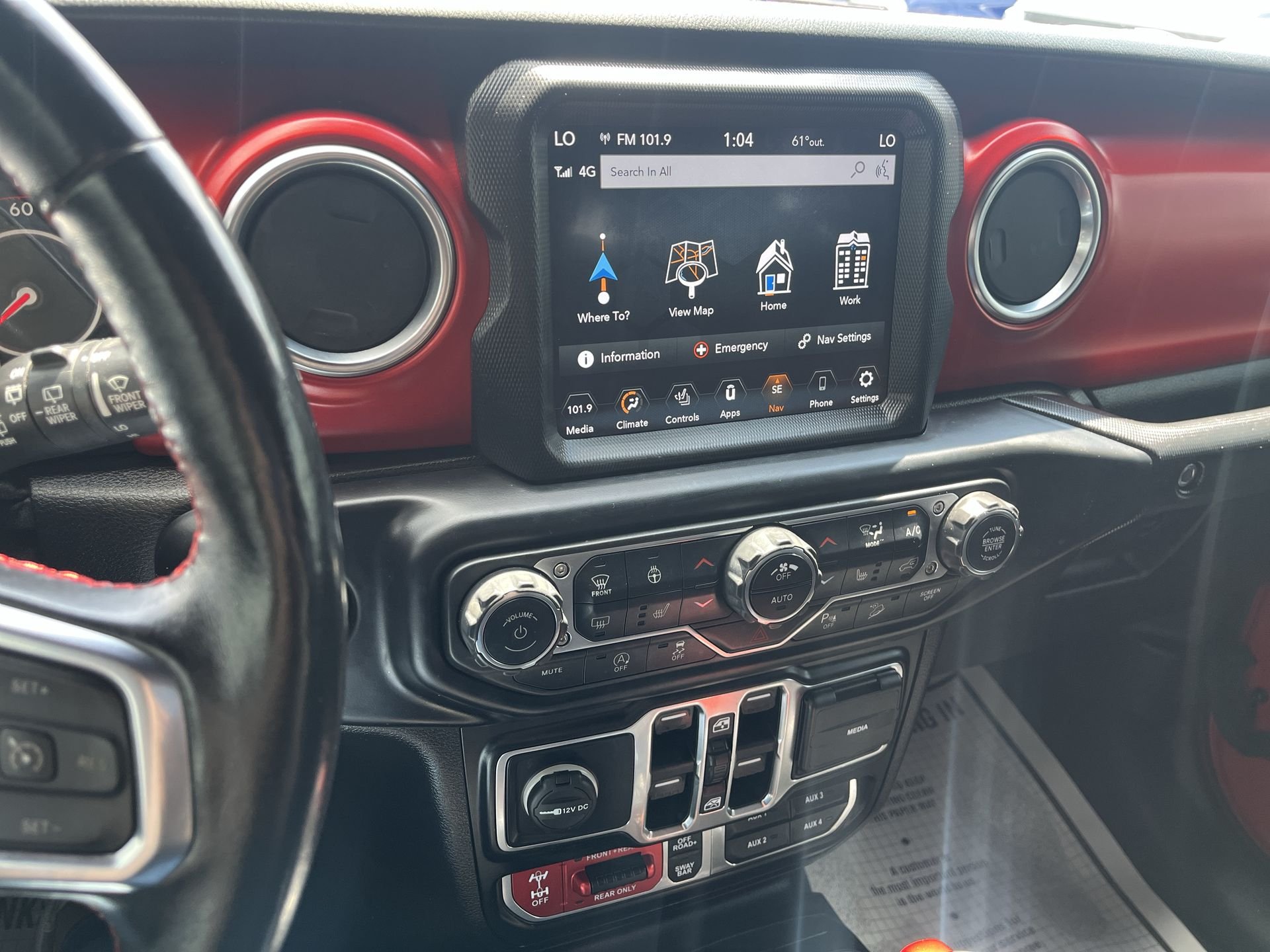 Certified Used 2021 Red Jeep Unlimited Rubicon image 12
