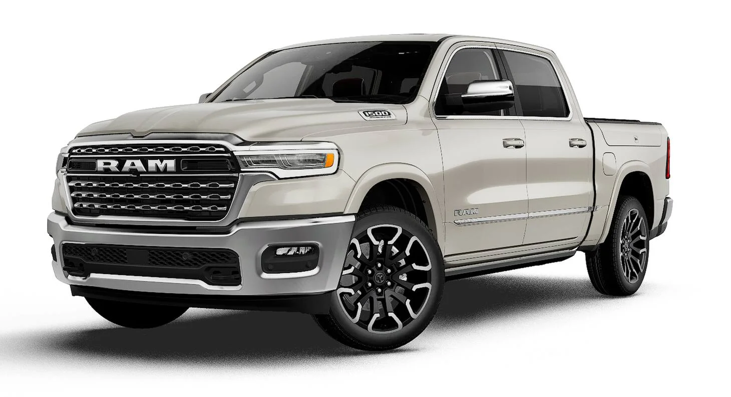 New 2027 Ivory White Tri-Coat Pearl-Coat Exterior Paint RAM Limited image 13