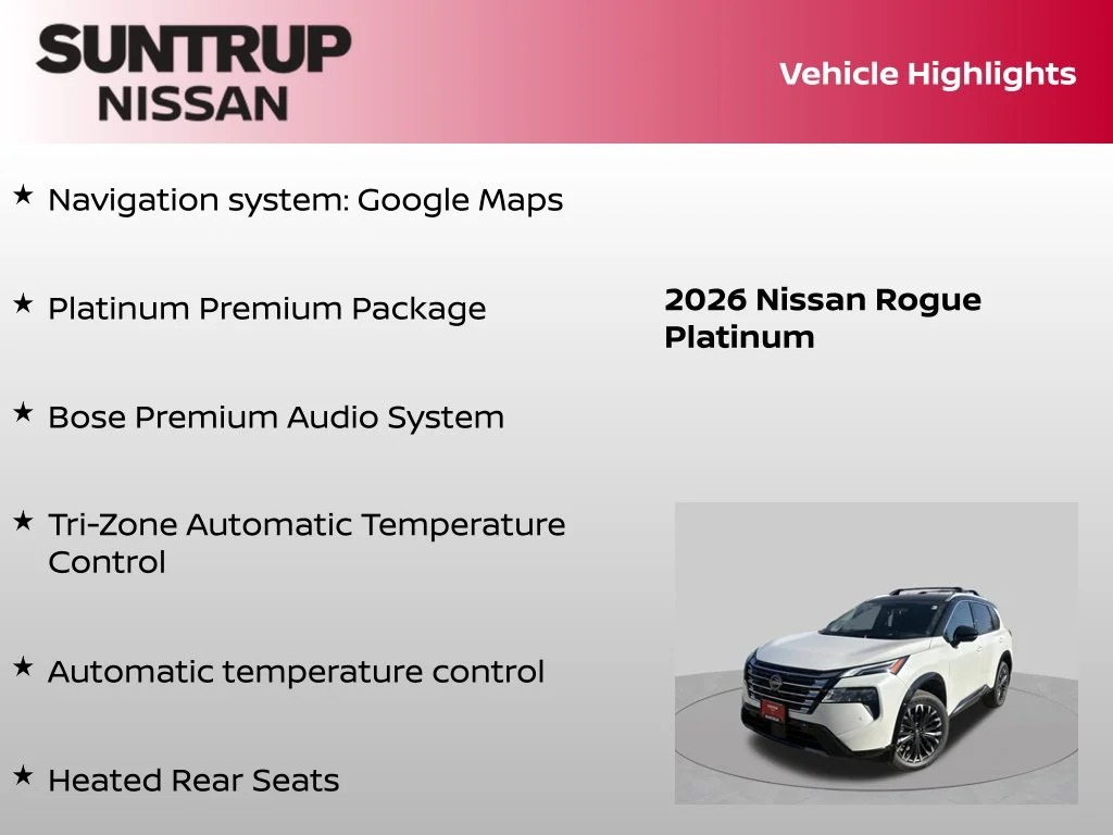 2026 Nissan Rogue Platinum - Photo 8