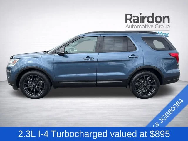 Used 2018 Blue Metallic Ford XLT image 4