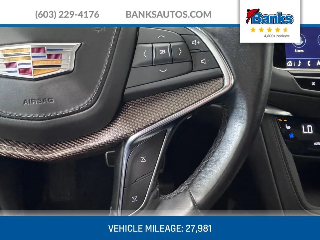 Certified Used 2024 Stellar Black Metallic Cadillac Sport image 14