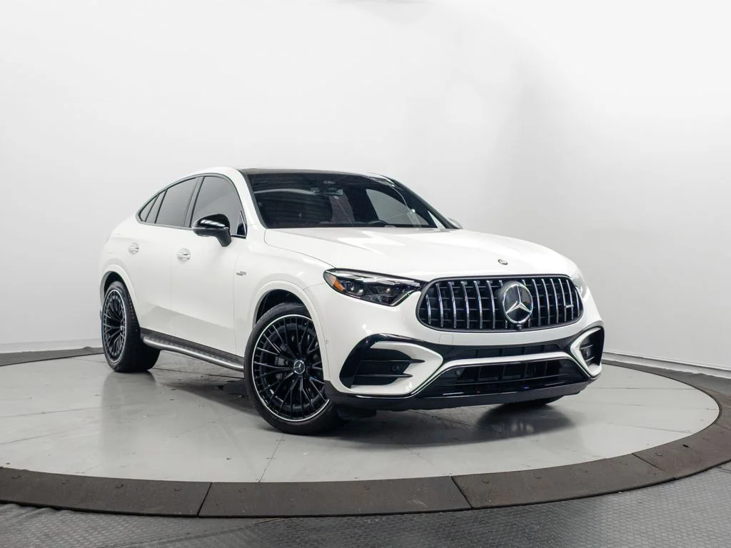 Used 2025 Polar White Mercedes-Benz GLC 43 AMG® image 1