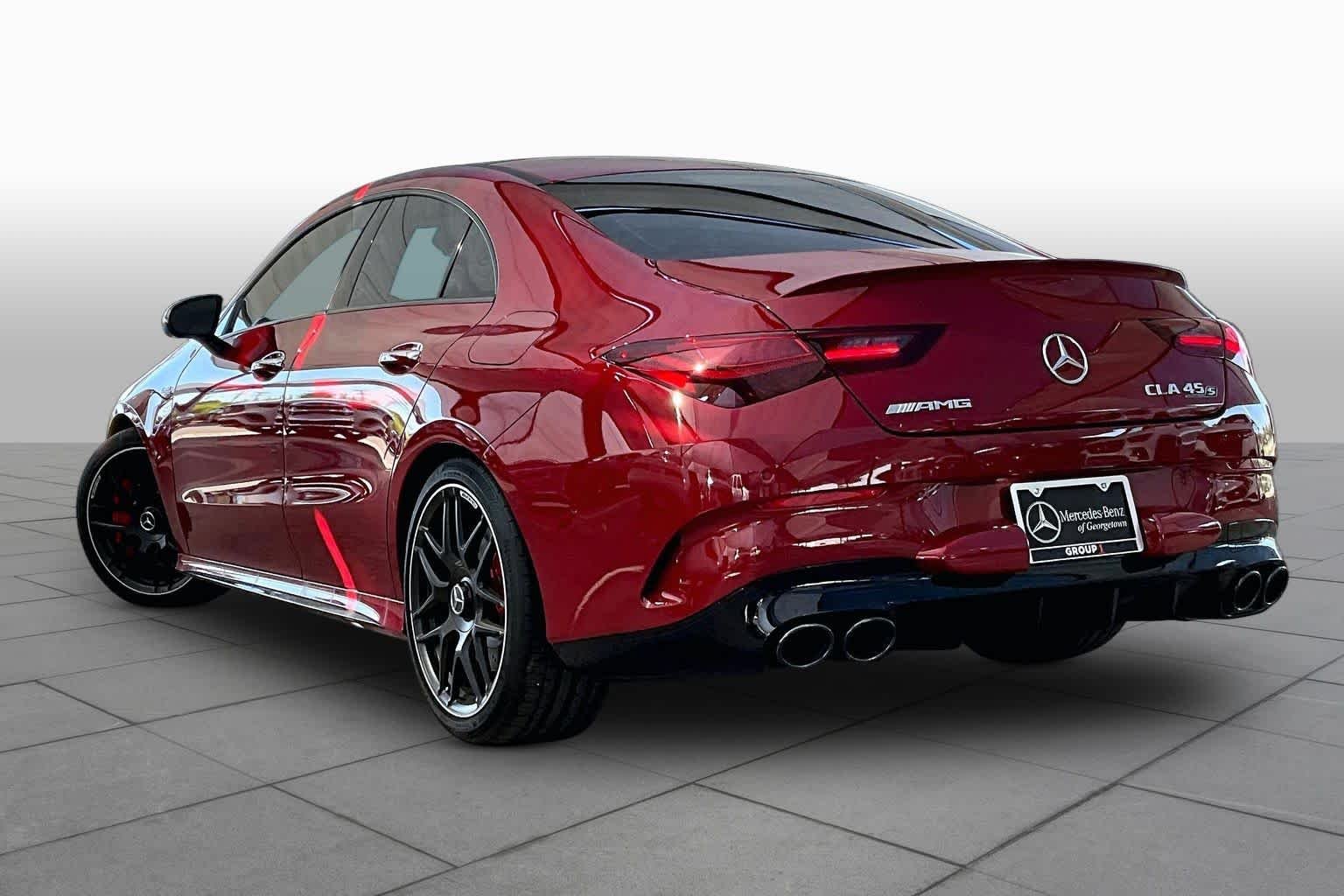 New 2026 MANUFAKTUR Patagonia Red Metallic Mercedes-Benz AMG® CLA 45 4MATIC® Coupe image 4