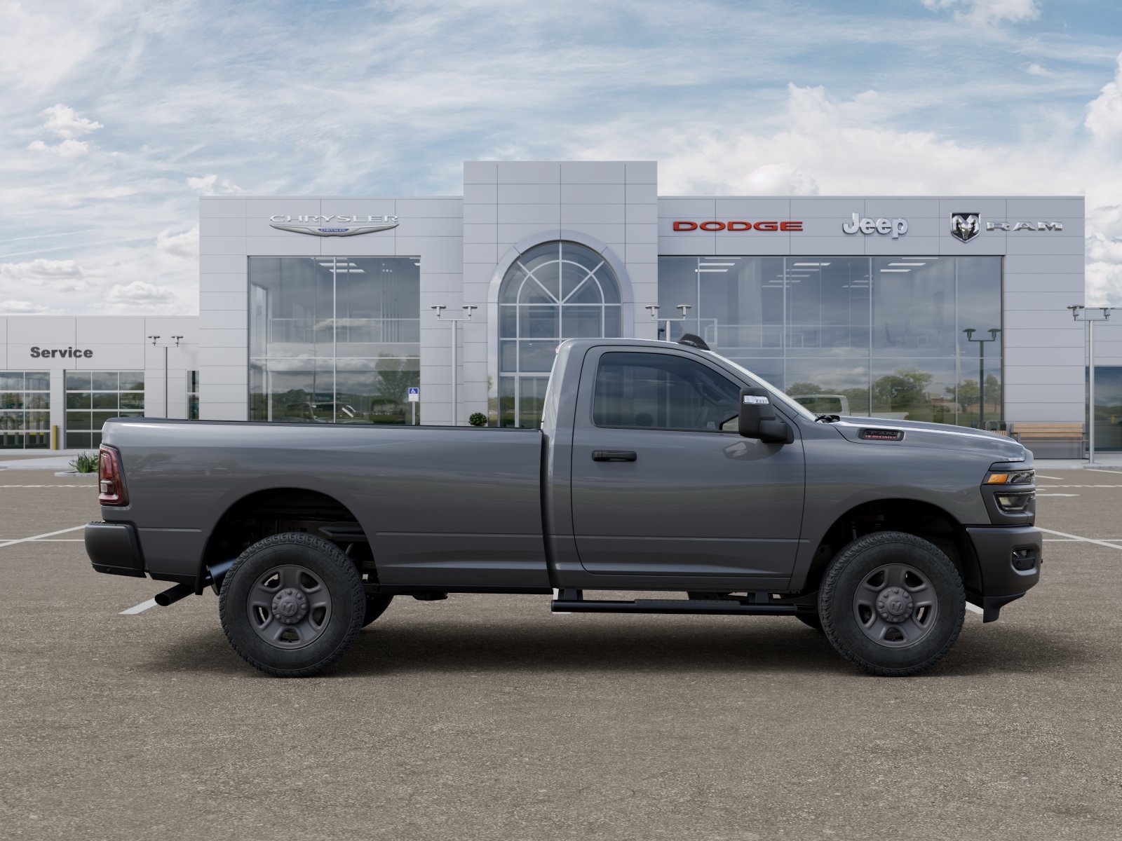 New 2026 Ceramic Gray Clear-Coat Exterior Paint RAM Tradesman image 36