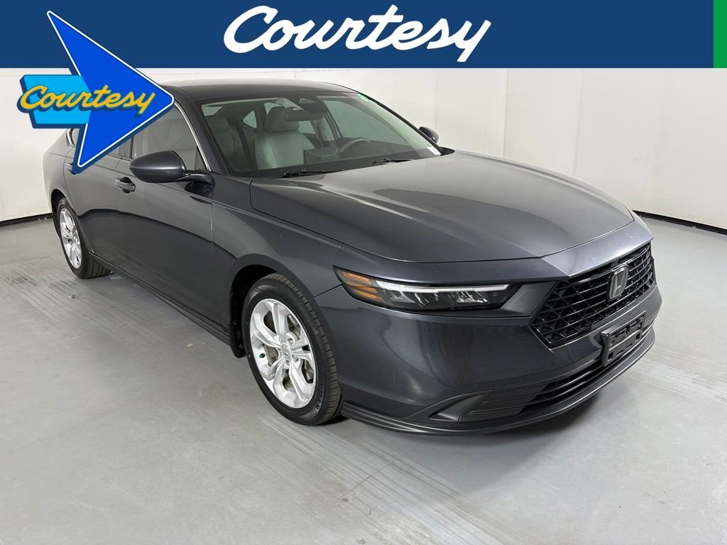 Gray 2024 Honda Accord Sedan Front-Wheel Drive 