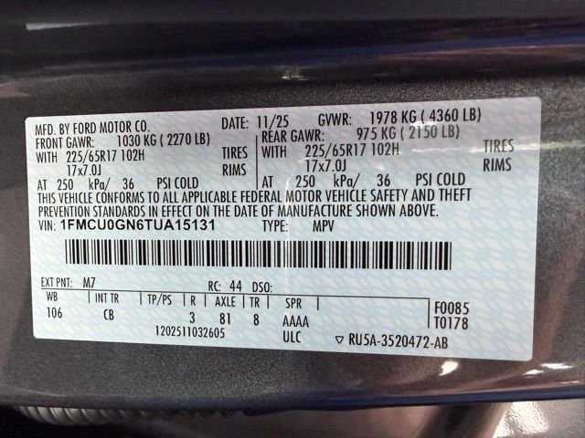 New 2026 Carbonized Gray Metallic Ford Active® image 43