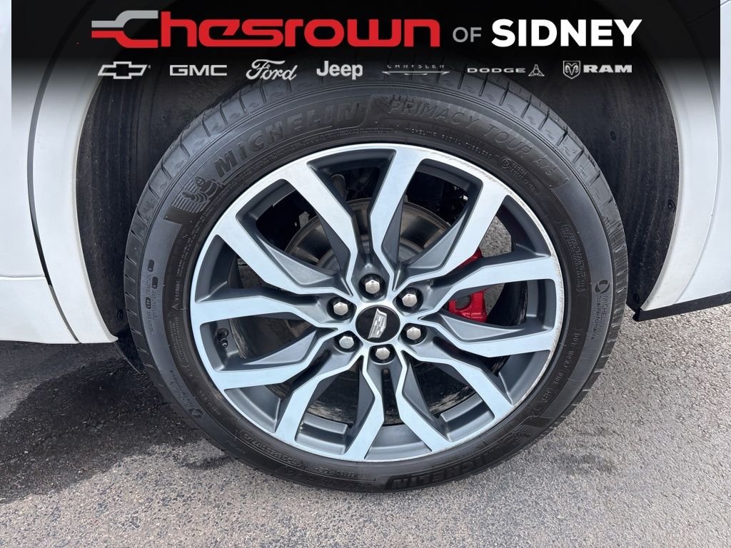 Used 2024 Crystal White Tri-Coat Cadillac Sport image 10