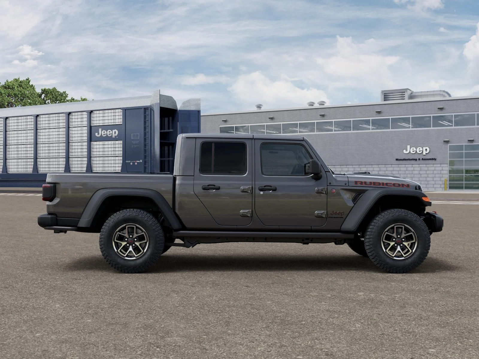 New 2026 Granite Crystal Metallic Clear-Coat Exterior Paint Jeep Rubicon image 12