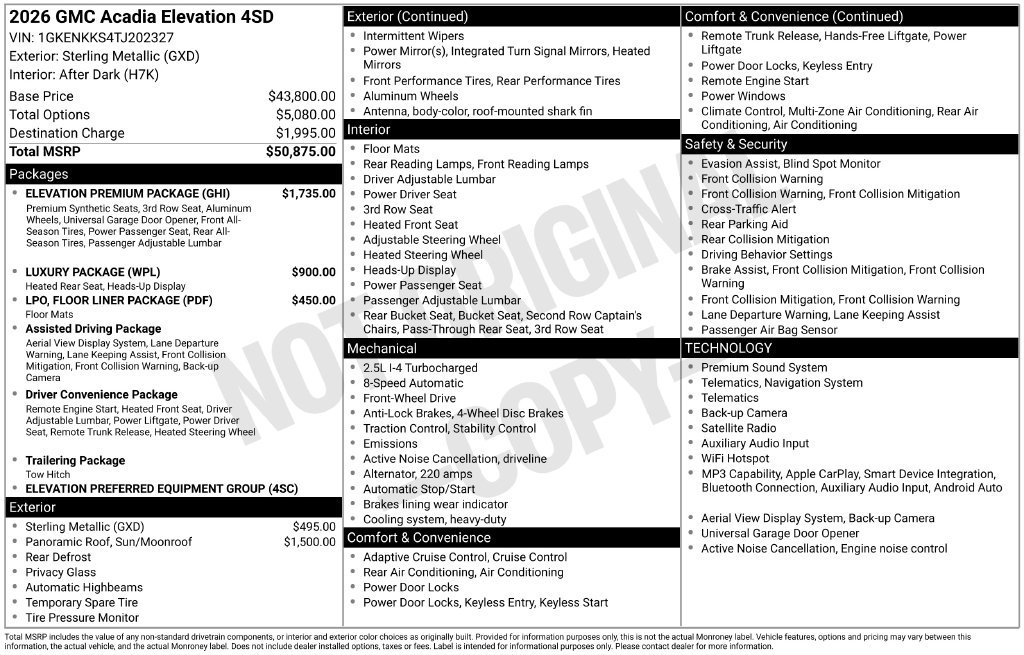 Certified Used 2026 Silver GMC Elevation image 24