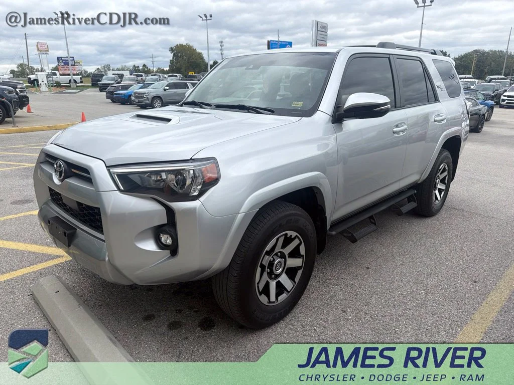Used 2021 Silver Toyota TRD Off-Road Premium image 1