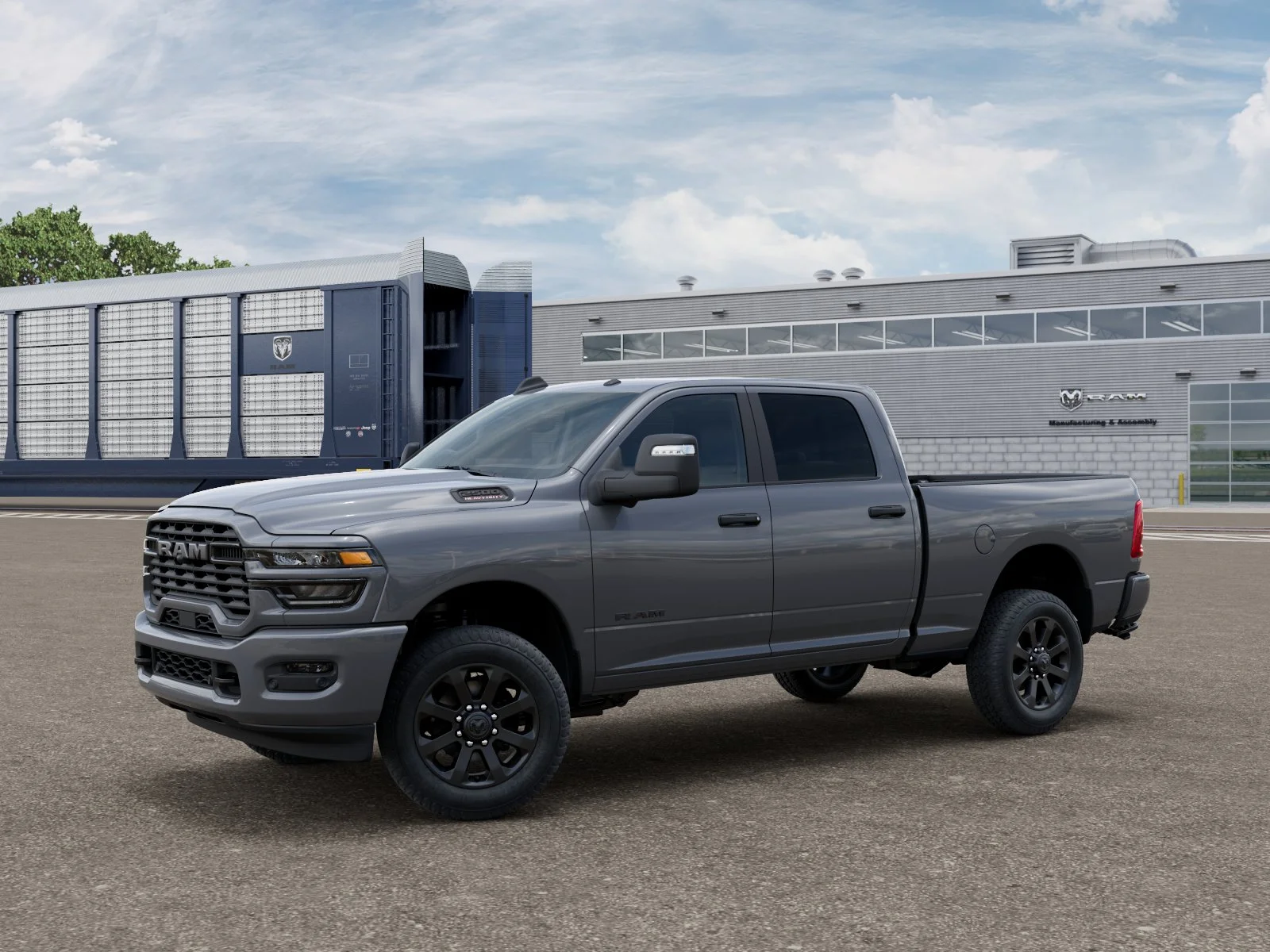 New 2026 Ceramic Gray Clear-Coat Exterior Paint RAM Big Horn image 1