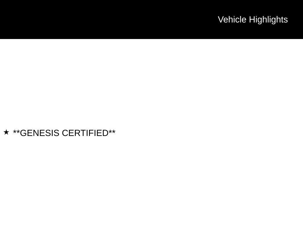 Certified Used 2026 White Genesis 2.5T Select image 16